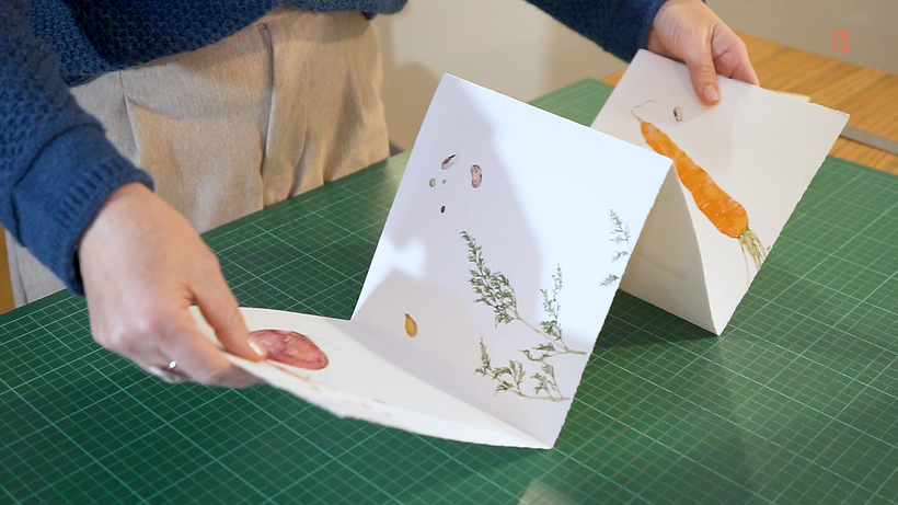 Minestrone Vegetables: Creating a Leporello 2