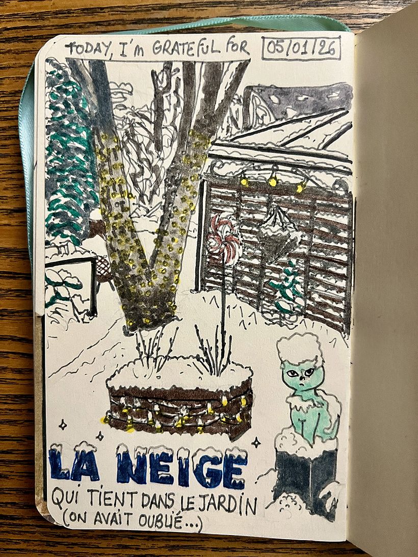Carnet de gratitude : January 2026 sketchbook 1