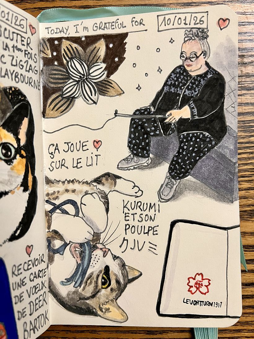 Carnet de gratitude : January 2026 sketchbook 1