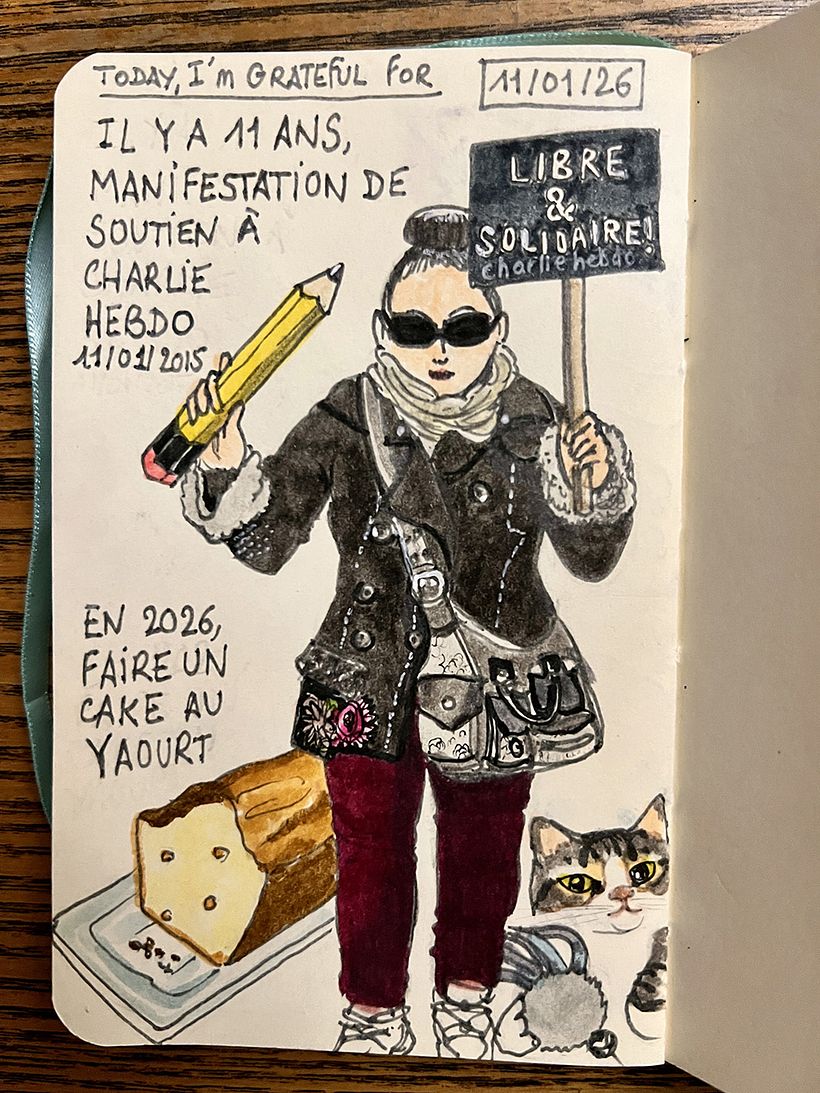 Carnet de gratitude : January 2026 sketchbook 1