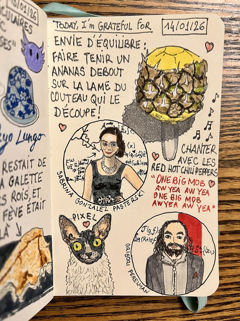 Carnet de gratitude : January 2026 sketchbook 1