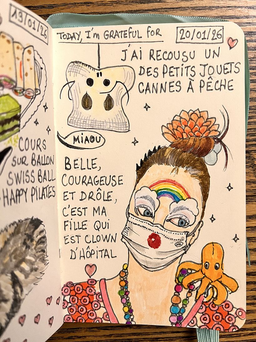 Carnet de gratitude : January 2026 sketchbook 1