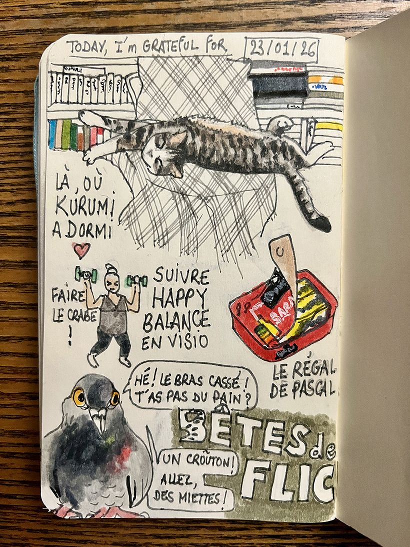 Carnet de gratitude : January 2026 sketchbook 1