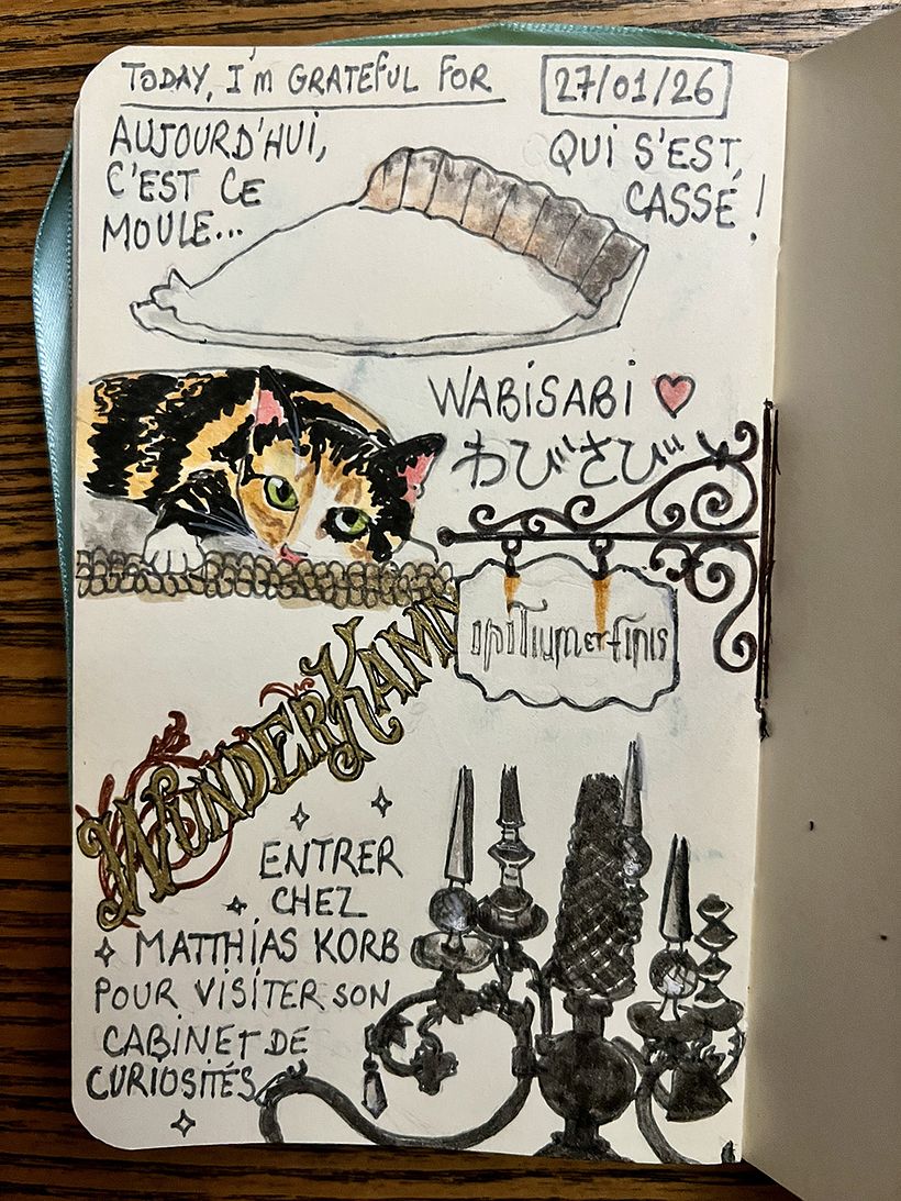 Carnet de gratitude : January 2026 sketchbook 1