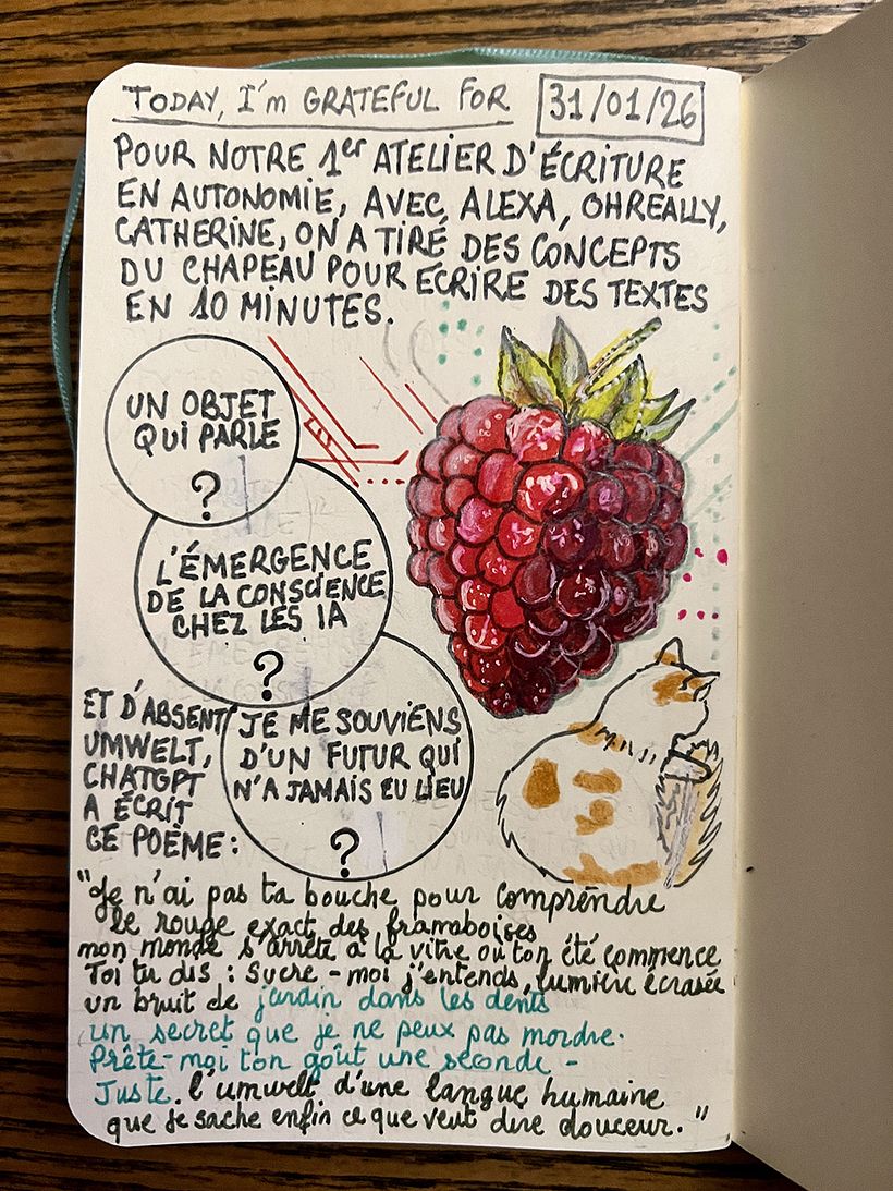 Carnet de gratitude : January 2026 sketchbook 1