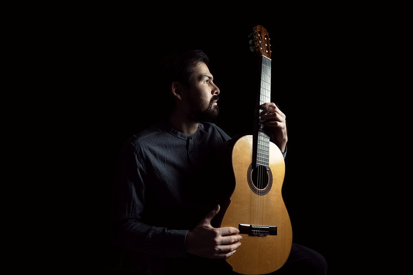 Foto low key con flash. 1