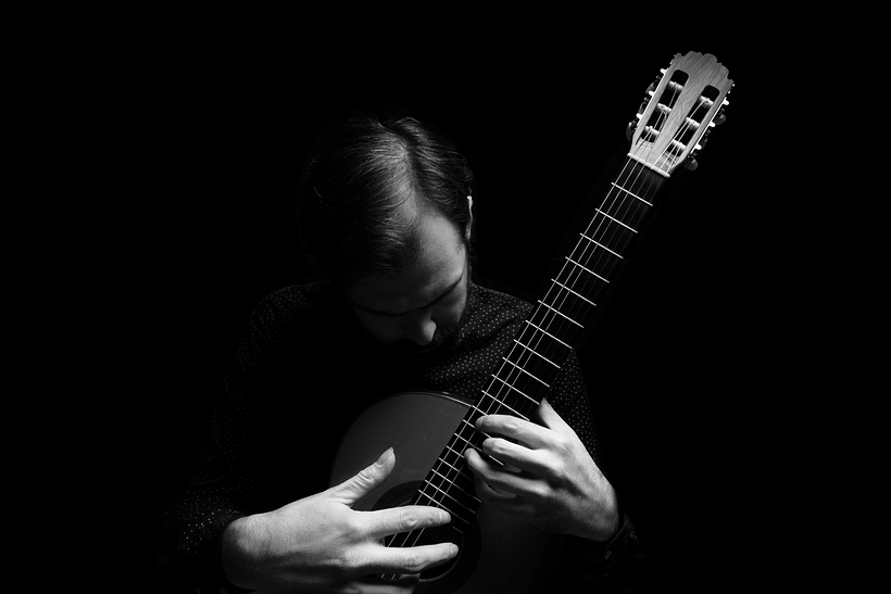 Foto low key con flash. 1