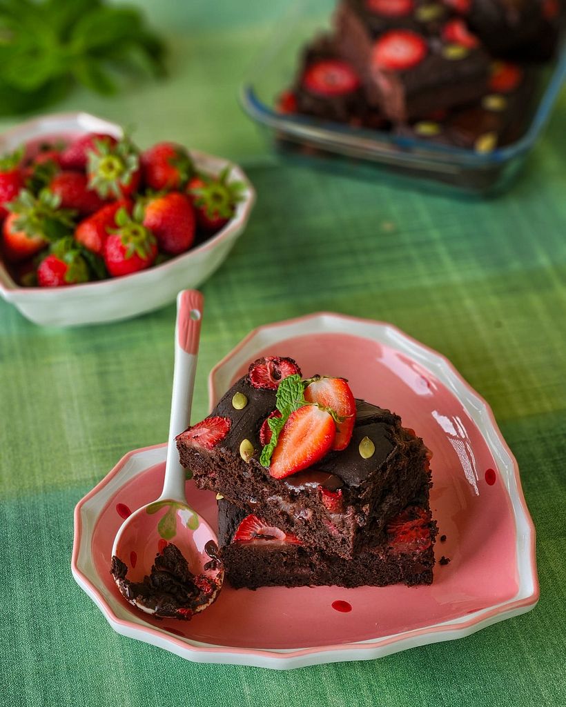 Proyecto final: Brownie con fresas 1