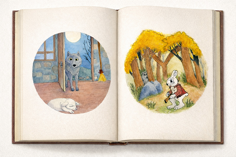 Ilustración Conejo Blas de Cri Cri  1