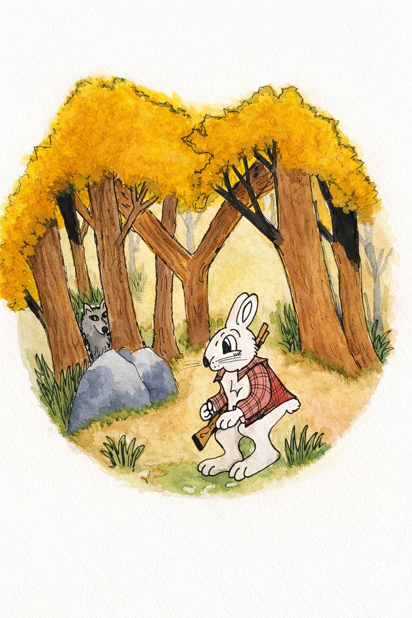 Ilustración Conejo Blas de Cri Cri  1