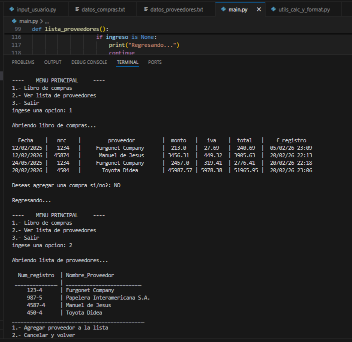 REGISTRO DE FACTURAS 1