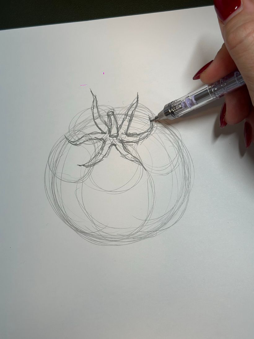 How To Draw A Tomato Using Acrylic Paint Markers 1