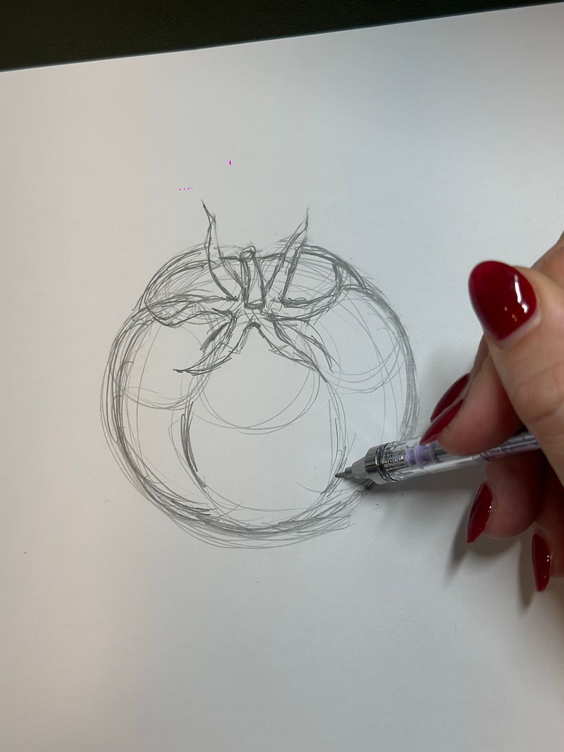 How To Draw A Tomato Using Acrylic Paint Markers 2