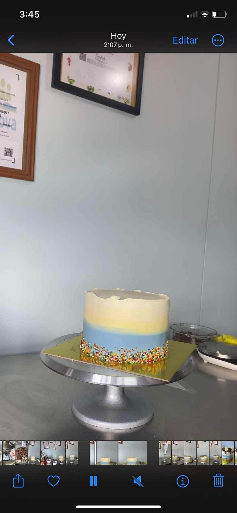 Torta para curso de Diseños de pastel de cumpleaños 2