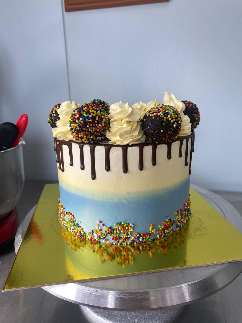 Torta para curso de Diseños de pastel de cumpleaños 1