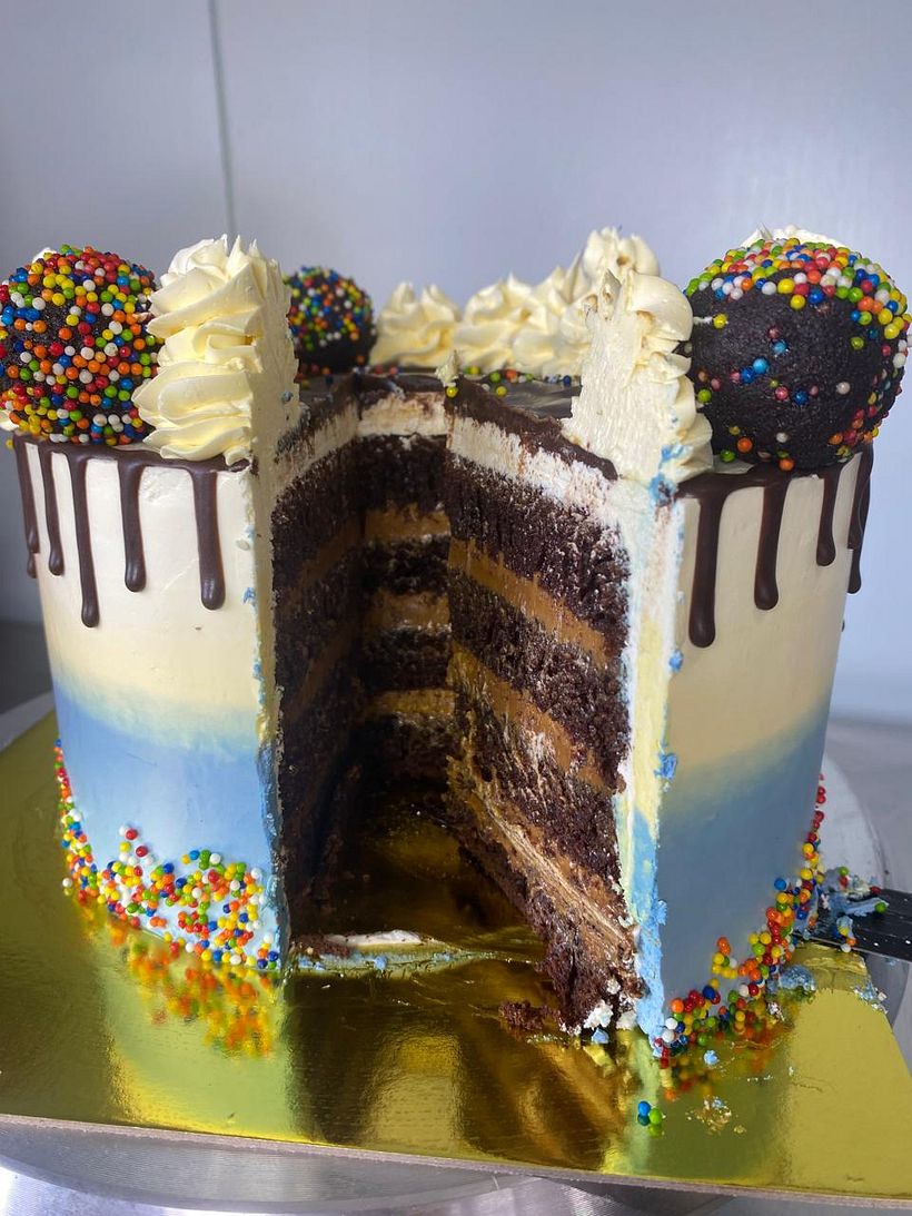 Torta para curso de Diseños de pastel de cumpleaños 4