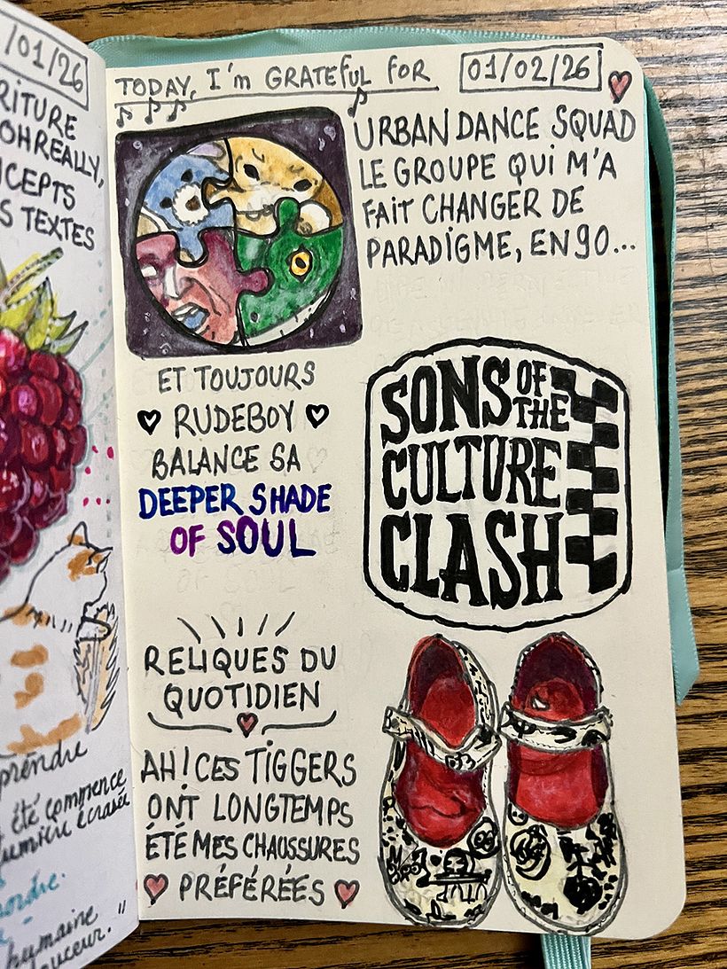 Carnet de gratitude : February 2026 sketchbook 1