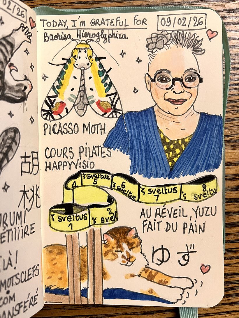 Carnet de gratitude : February 2026 sketchbook 1
