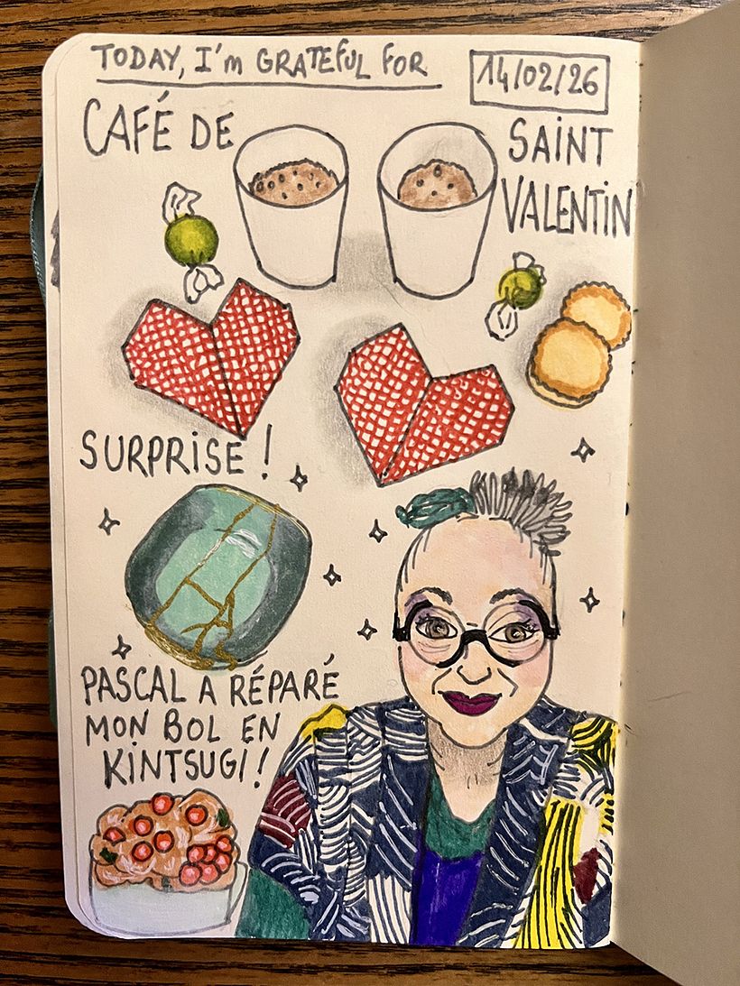 Carnet de gratitude : February 2026 sketchbook 1