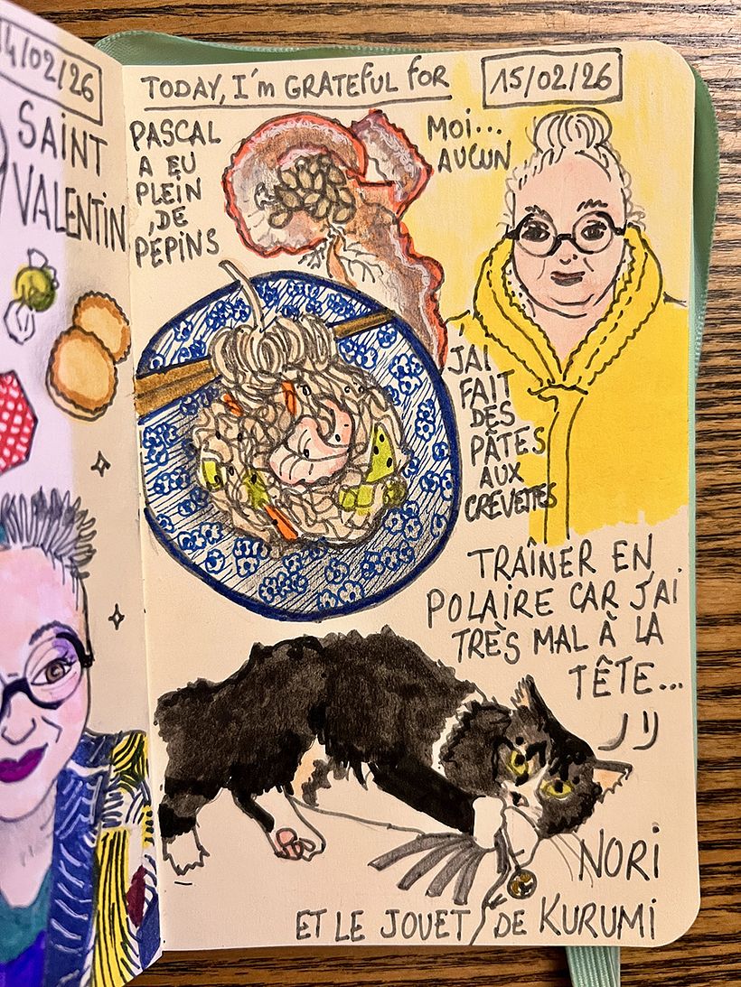 Carnet de gratitude : February 2026 sketchbook 1