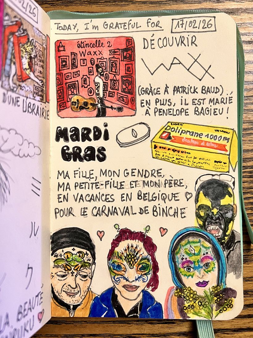 Carnet de gratitude : February 2026 sketchbook 1