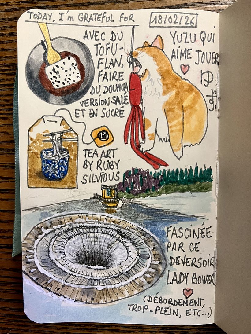 Carnet de gratitude : February 2026 sketchbook 1