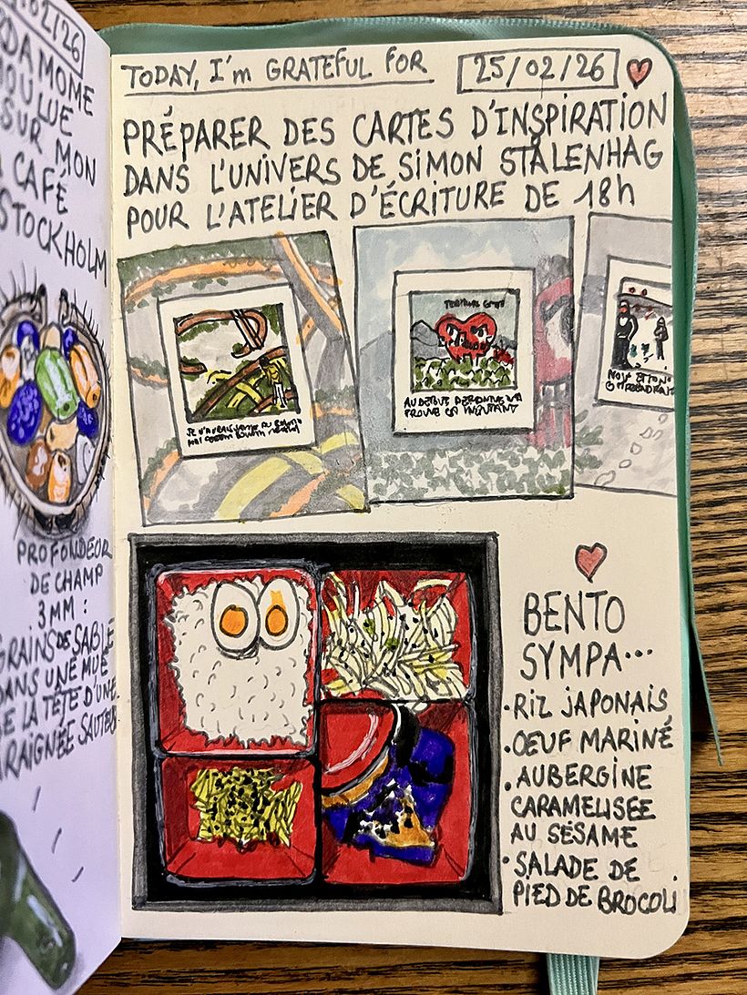 Carnet de gratitude : February 2026 sketchbook 1