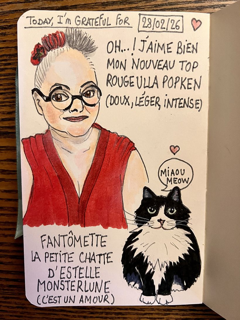 Carnet de gratitude : February 2026 sketchbook 1