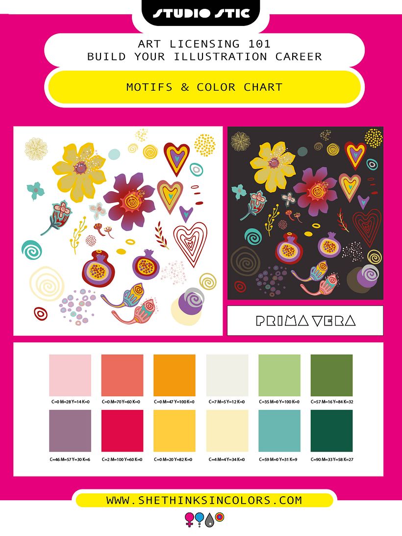 Prima Vera Patterns for Art Licensing 1