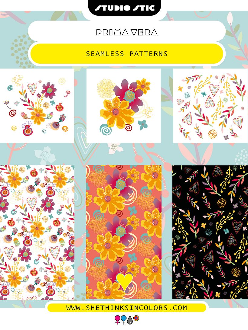 Prima Vera Patterns for Art Licensing 2