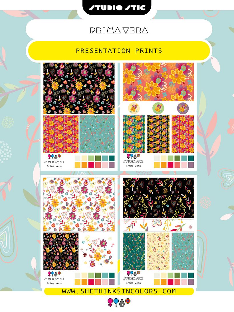 Prima Vera Patterns for Art Licensing 3