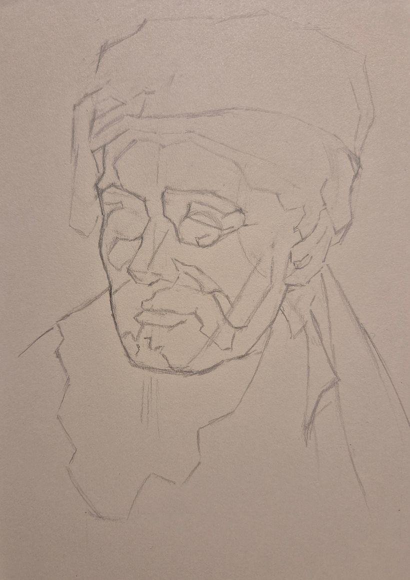 Portrait with HB pencil  1