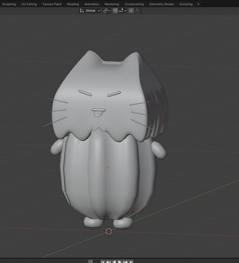 Chucat - Creación de personaje 3D en Blender 1