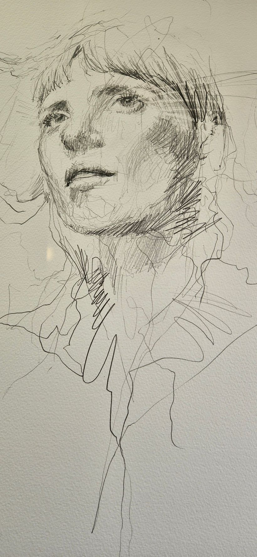 Connections - painted in ink and tea 1