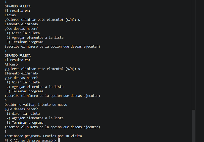 Ruleta Python 4