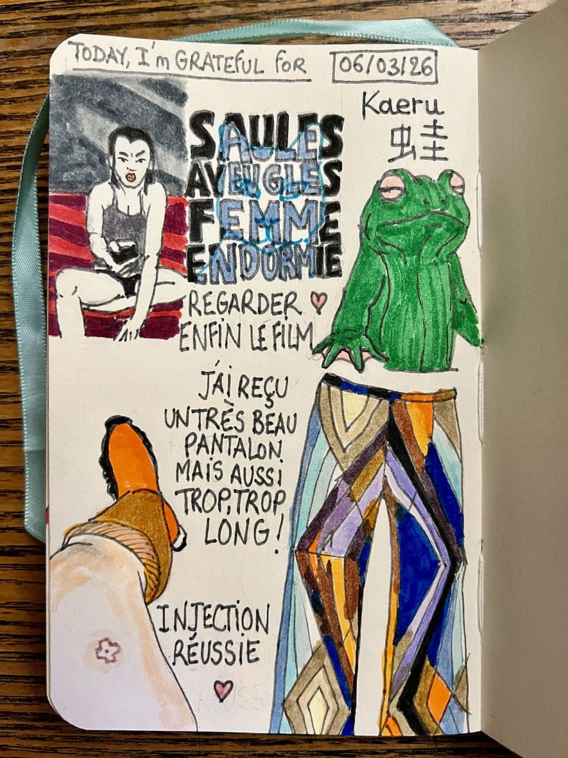 Carnet de gratitude : March 2026 sketchbook 1