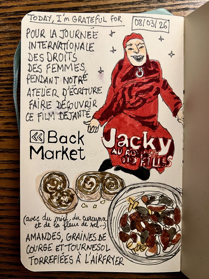 Carnet de gratitude : March 2026 sketchbook 1