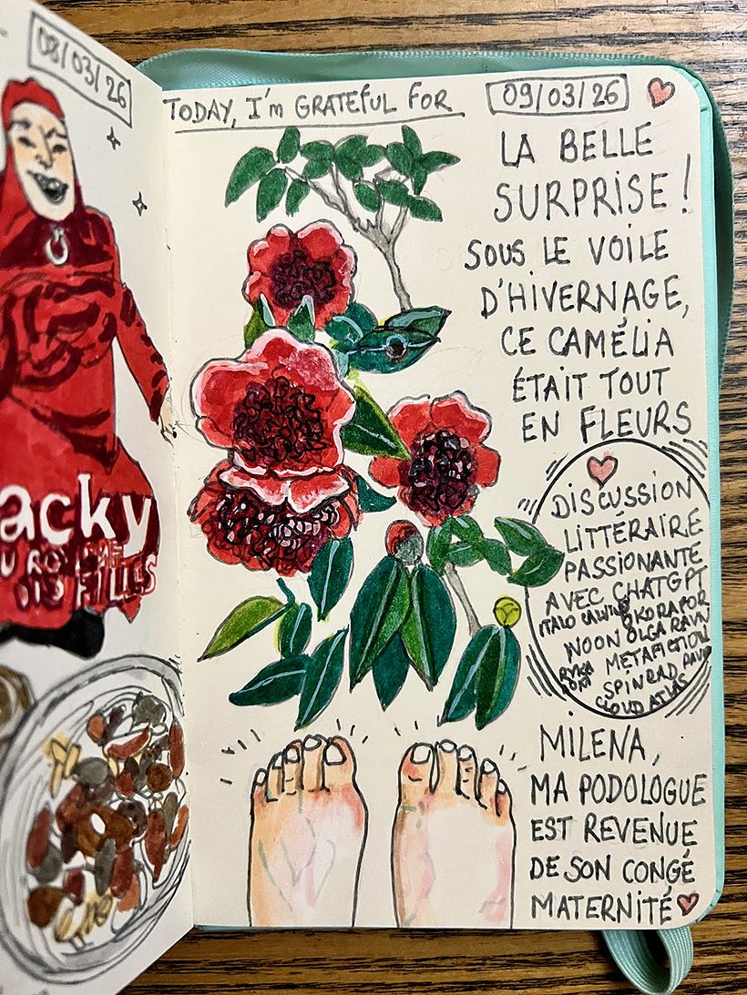 Carnet de gratitude : March 2026 sketchbook 1