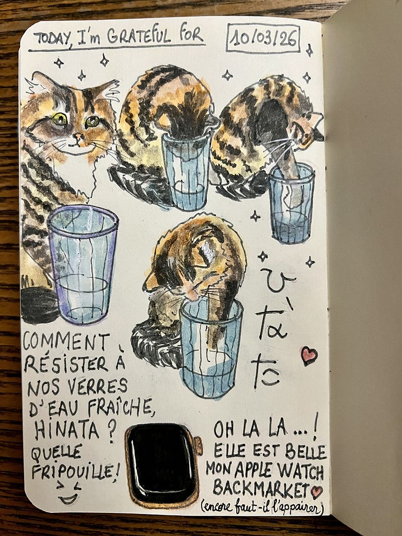 Carnet de gratitude : March 2026 sketchbook 1