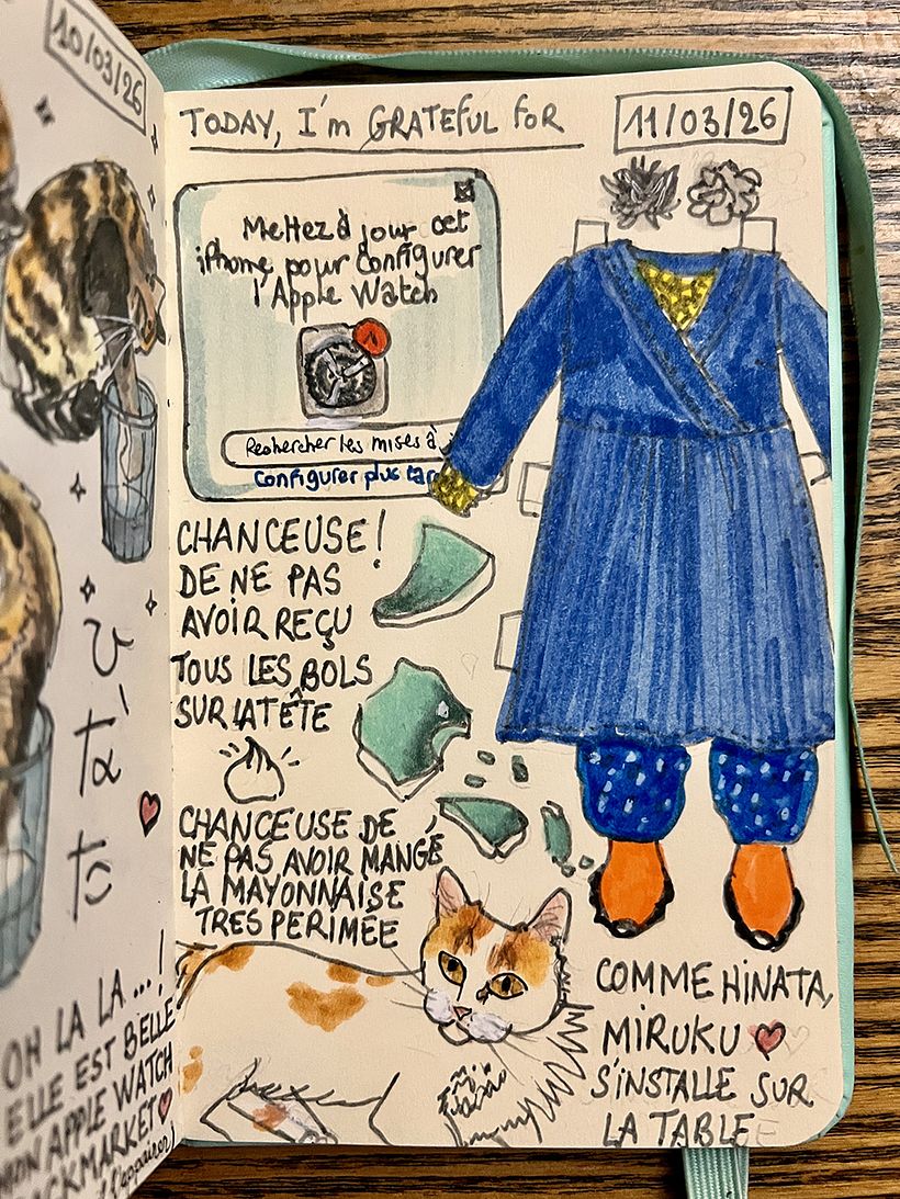 Carnet de gratitude : March 2026 sketchbook 1