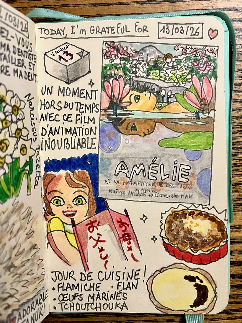 Carnet de gratitude : March 2026 sketchbook 1