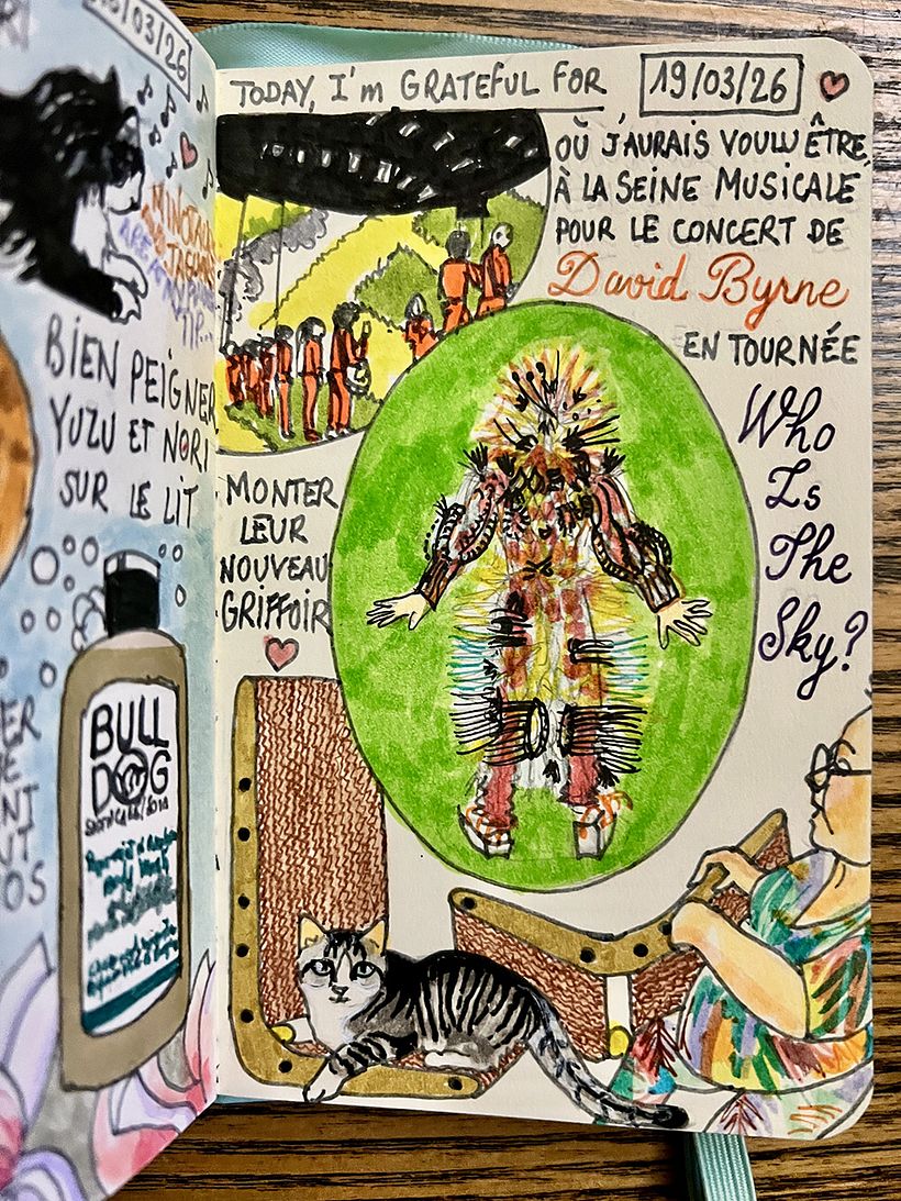 Carnet de gratitude : March 2026 sketchbook 1