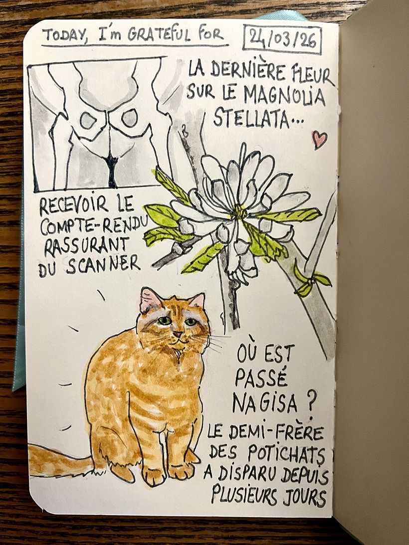 Carnet de gratitude : March 2026 sketchbook 1