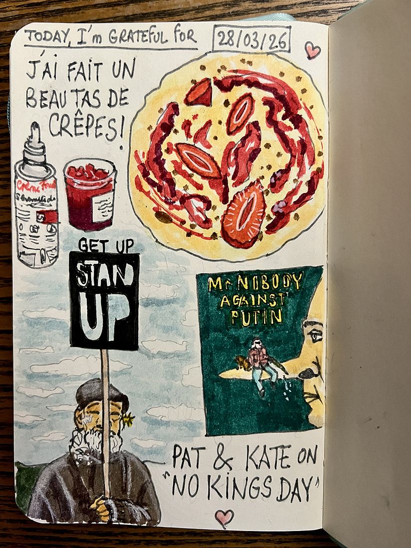 Carnet de gratitude : March 2026 sketchbook 1