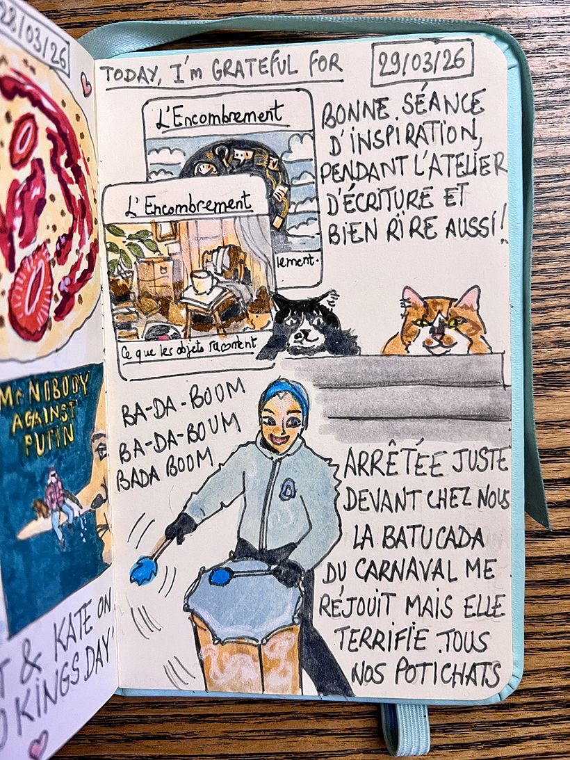 Carnet de gratitude : March 2026 sketchbook 1