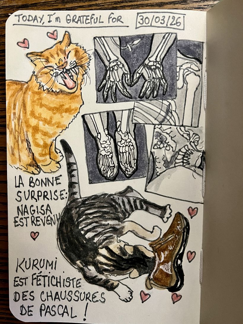Carnet de gratitude : March 2026 sketchbook 1