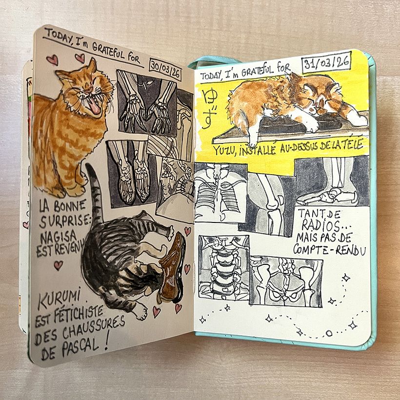 Carnet de gratitude : March 2026 sketchbook 1