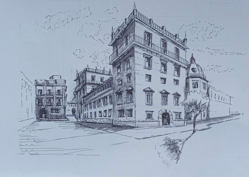 Architectural sketch 1