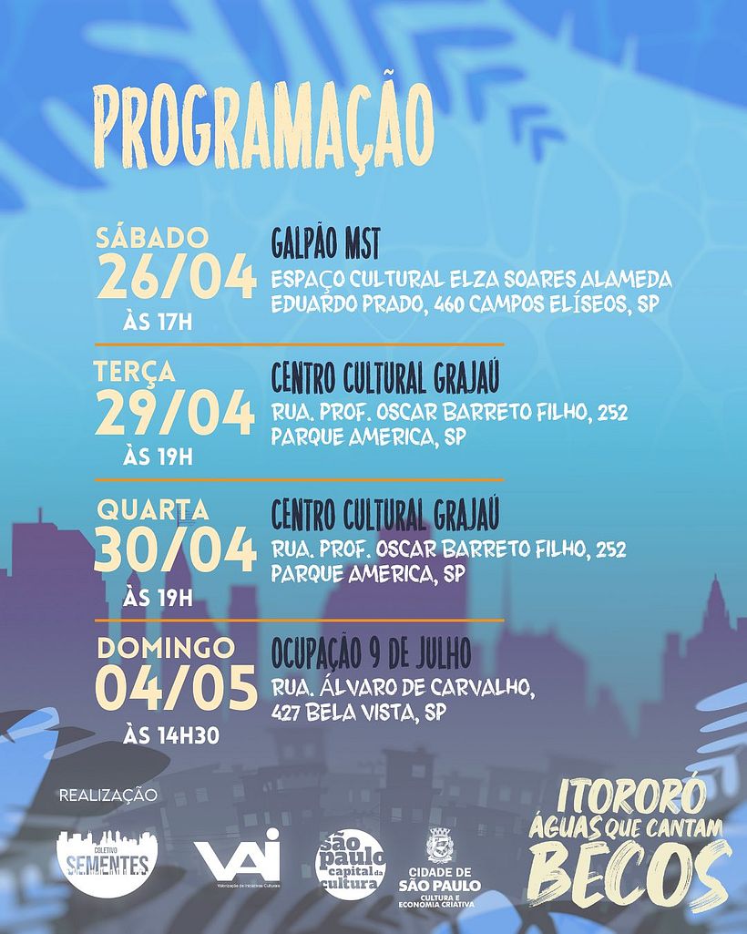 Itororó, Águas Que Cantam Becos 2