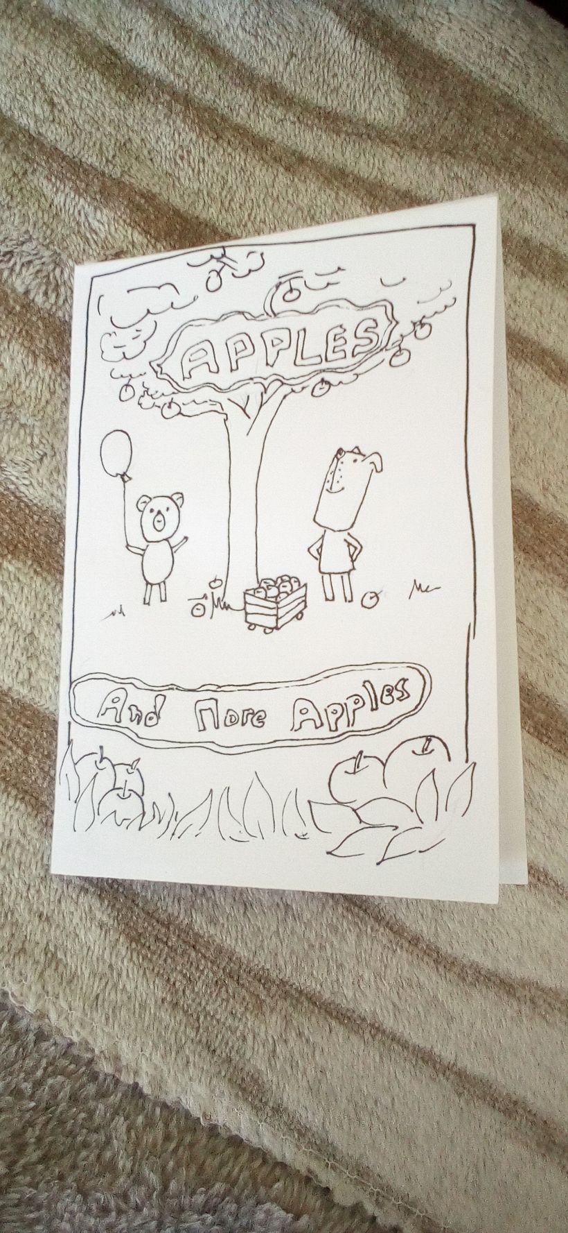 Making a mini comic about friends 1